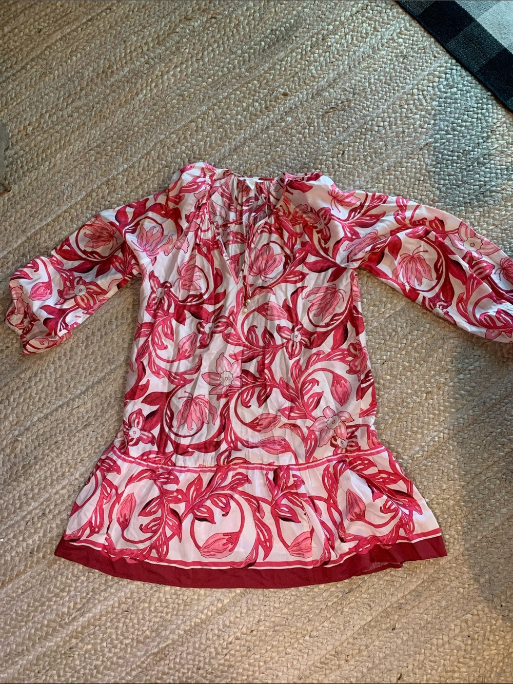 NWOT H&M Pink Floral Midi Dress